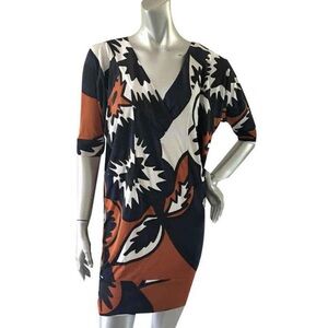 Diane Von Furstenberg Multicolor Abstract Dress